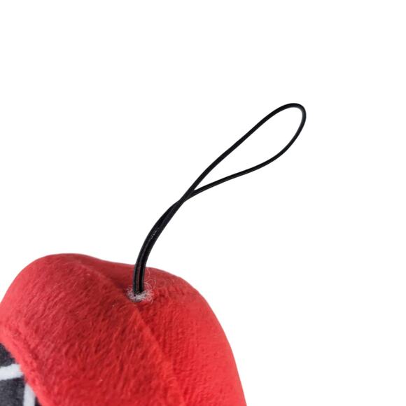 Squid Game 5" Plush Doll Triangle Mask Guard Red Soft Toy Keychain Clip - Picture 2 of 9